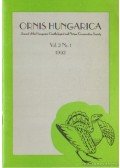 Moskát Csaba (szerk.) - Ornis Hungarica 1992. Vol. 2 No. 1.