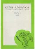 Moskát Csaba (szerk.) - Ornis Hungarica 1992. Vol. 2 No. 2.