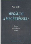 Papp Endre - Megállni a megértésnél?