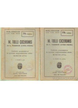 - M. Tuli Ciceronis I.-II. füzet I-II. kötet - M. Tuli Ciceronis I.-II. füzet I-II. kötet, Budapest 1940 antikvár könyv