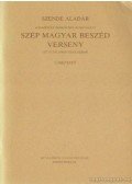 Szende Aladár - A Kazinczy Ferencről elnevezett szép magyar beszéd verseny az általános iskolában
