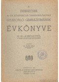 Dr. Jausz Béla - A debreceni M. Kir. középiskolai Tanárképzőintézet Gyakorló Gimnáziumának évkönyve az 1941-42. iskolai évről