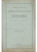 Fazekas Sándor - Debreczen Sz. Kir. város Főreáliskolájának értesítője az 1886-87 dik tanévről