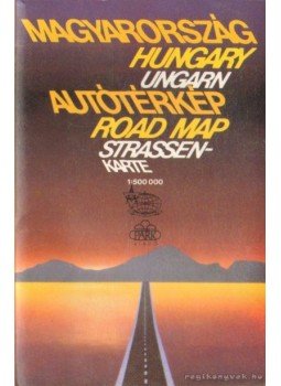 - Magyarország autótérkép - Magyarország autótérkép, 1989 antikvár könyv