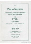  - Zsidó naptár az 5766. esztendőre