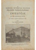 vitéz Csánky Adorján - A Debreceni Református Kollégium Polgári Fiúiskolájának értesítője az 1935-36. iskolai évről