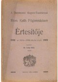 Lóky Béla dr. - A Debreczeni Kegyes-Tanitórendi Róm. Kath. Főgimnázium Értesítője az 1915-1916. iskolai évről