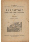 Dr. Kun Sándor - A Debreceni Református Kollégium Gimnáziumának értesítője az 1918-19., 1919-20., 1920-21. tanévről