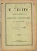 Cserhalmy József - Értesítő a Kegyes-Tanítórendek Debreczeni Algymnasiumáról 1897-98. iskolai évben
