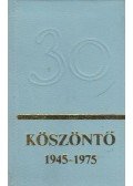 Aczél Zsuzsa - Köszöntő 1945-1975 (minikönyv)