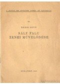 Barsi Ernő - Sály falu zenei művelődése