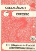 Schalk Gyula - Csillagászati értesítő 84/1