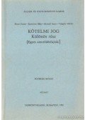 Világhy Miklós,Sárándi Imre,Eörsi Gyula,Kemenes Béla - Kötelmi jog - Különös rész