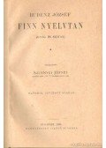 Budenz József - Finn nyelvtan