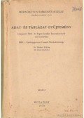Dr. Molnár Zoltán - Adat- és táblázat gyűjtemény központi fűtő- és légtechnikai berendezések tervezéséhez