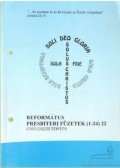 Csiha Kálmán - Református presbiteri füzetek (1-24) 22