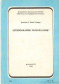 Kovácsné dr. Huber Gyöngyi - Szermaradék vizsgálatok