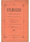 Scholtz Ödön (szerk.) - Külmisszió 1898. julius 2. szám