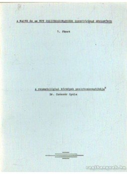 Dr. Császár Gyula - A reumatológiai kórképek pszichoszomatikája Dr. Császár Gyula - A reumatológiai kórképek pszichoszomatikája, 0 antikvár könyv