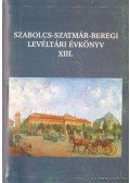 Nagy Ferenc - Szabolcs-Szatmár-Beregi Levéltári Évkönyv XIII.