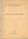 Dr. Láng László - Abszorpciós szinképelemzés