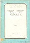 Dr. Osváth Péter,Sztipanovits János - Jelanalízis