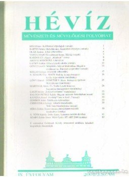 - Hévíz 2001/3. szám IX. évfolyam - Hévíz 2001/3. szám IX. évfolyam, Hévíz 2001 antikvár könyv