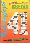 Pásztor Pál - Rejtvényfejtő mini szó-tár 41.