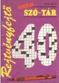 Pásztor Pál - Rejtvényfejtő mini szó-tár 40