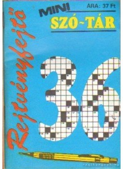 Pásztor Pál - Rejtvényfejtő mini szó-tár 36. Pásztor Pál - Rejtvényfejtő mini szó-tár 36., Budapest 1994 antikvár könyv