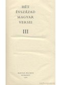 Több szerző - Hét évszázad magyar versei III. kötet