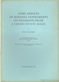 Paludan, Knud - Some results of marking experiments on pheasants from a danish estate