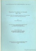 Joensen, Holm Anders - Waterfowl Populations in Denmark 1965-1973