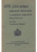 XIII. Leó Pápa - XIII. Leó pápa apostoli körlevele a munkások helyzetéről