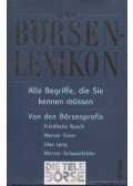 Busch, Friedhelm,Esser, Werner,Lang, Uwe,Schwanfelder, Werner - Das Börsenlexikon