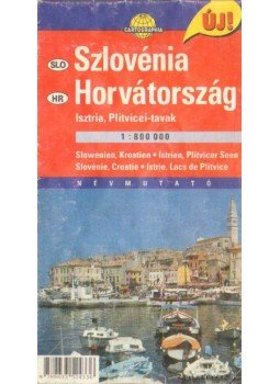 - Szlovénia, Horvátország 1:800 000 - Szlovénia, Horvátország 1:800 000, 0 antikvár könyv