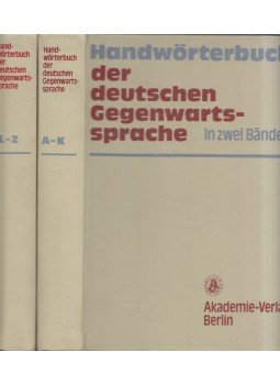 Günter Kempcke - Handwörterbuch der deutschen Gegenwartssprache  I-II., Berlin 1984 antikvár könyv