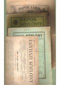 Giesswein Sándor dr.- Hivatal József,Fonyó Pál Gyula,Czapik Gyula dr. - Egyházi újságok (4 db)