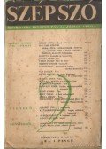 József Attila,Ignotus Pál - Szép Szó 1936. április I. kötet II. füzet
