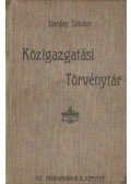 Dárday Sándor - Közigazgatási törvénytár