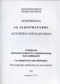 Fáy Árpád - Konferencia az alkotmányról az Európai Unió kapujában