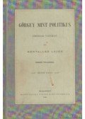 Hentaller Lajos - Görgey mint politikus 1890.