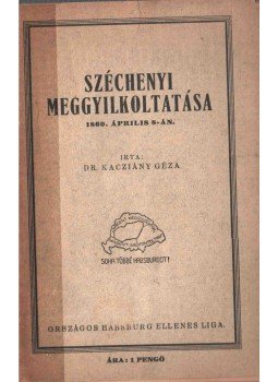 Dr. Kacziány Géza - Széchenyi meggyilkoltatása Dr. Kacziány Géza - Széchenyi meggyilkoltatása, Budapest 1931 antikvár könyv
