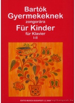 Bartók Béla - Gyermekeknek zongorára I-II. Bartók Béla - Gyermekeknek zongorára I-II., Budapest 0 antikvár könyv