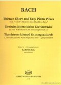 Johann Sebastian Bach,Bartók Béla - Tizenhárom könnyű kis zongoradarab
