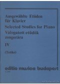 Teöke Marianne - Válogatott etűdök zongorára IV.
