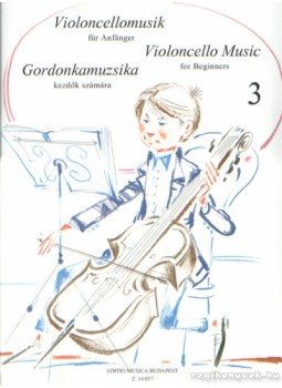 Pejtsik Árpád - Gordonkamuzsika kezdők számára 3, Budapest 2009 antikvár könyv