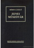 Böhm László - Zenei műszótár
