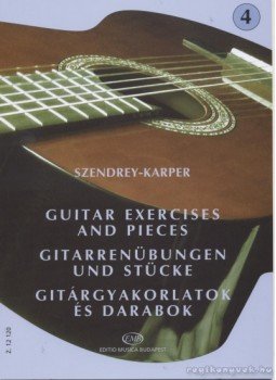 Szendrey-Karper László - Gitárgyakorlatok és darabok 4 Szendrey-Karper László - Gitárgyakorlatok és darabok 4, Budapest 2008 antikvár könyv