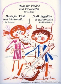 Pejtsik Árpád, Vigh Lajos - Duók hegedűre és gordonkára kezdők számára 1 Pejtsik Árpád, Vigh Lajos - Duók hegedűre és gordonkára kezdők számára 1, Budapest 0 antikvár könyv